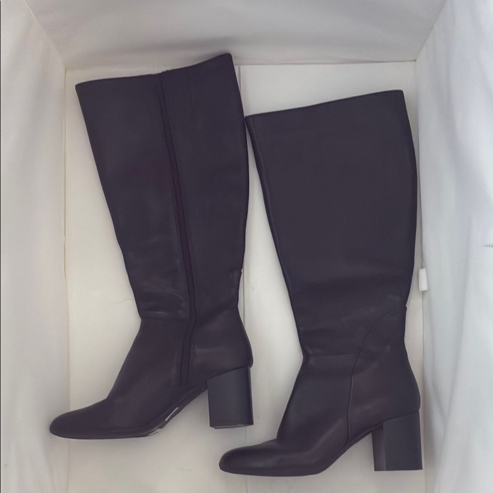 INC International Concepts Black Heeled Boots